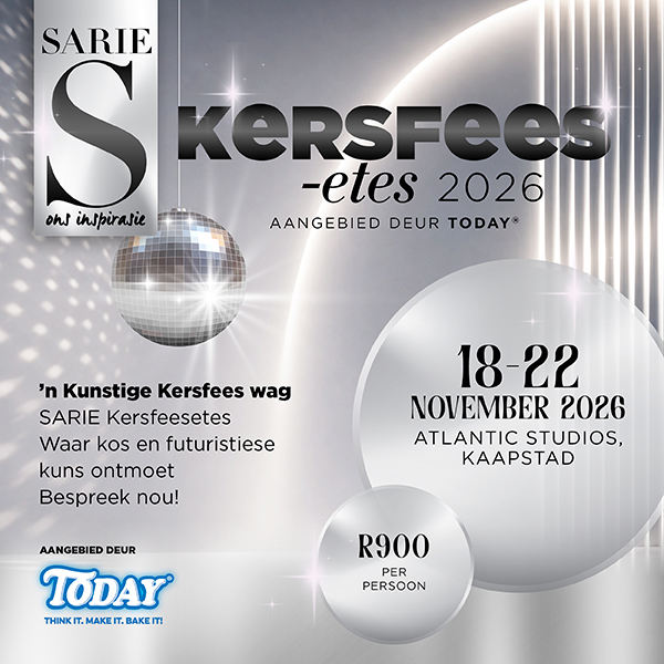 SARIE Kersfeesetes 2026 aangebied deur Today