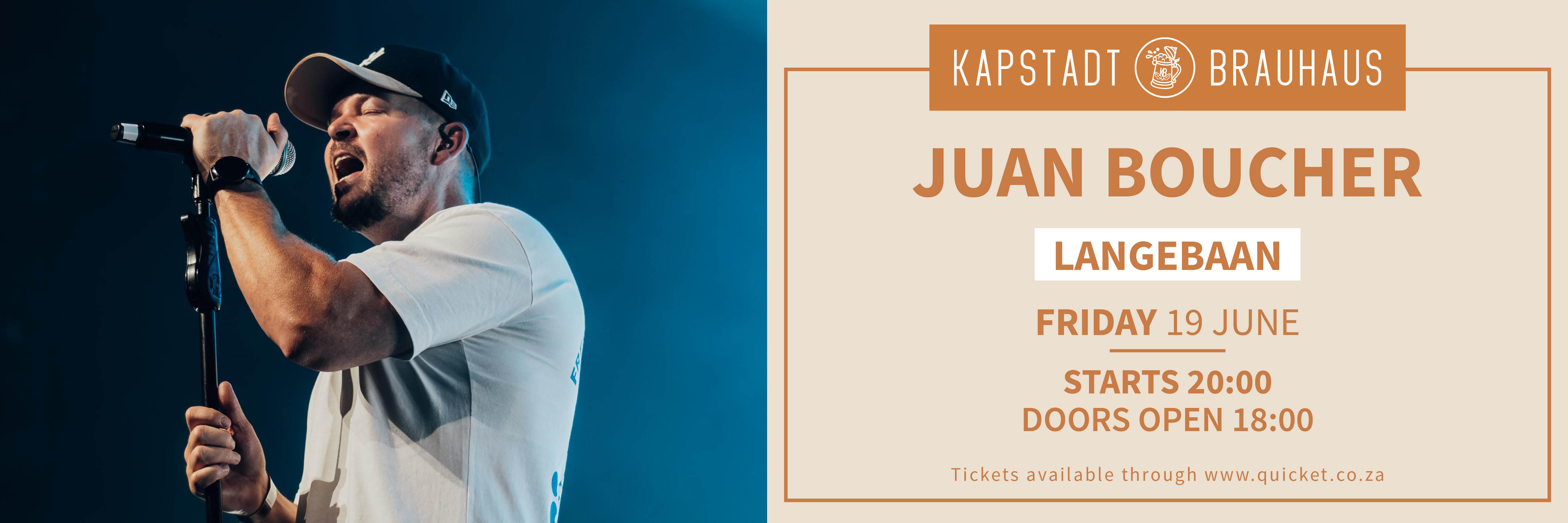Juan Boucher live by Kapstadt Brauhaus Langebaan