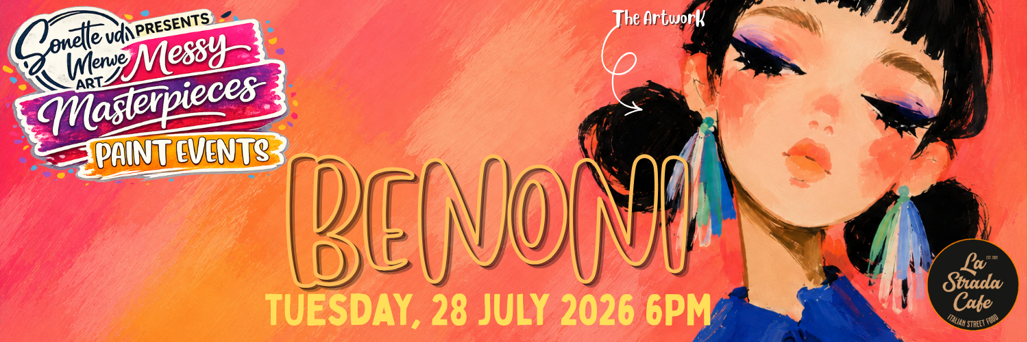 Messy Masterpieces Paint and Sip @ La Strada Cafe Benoni