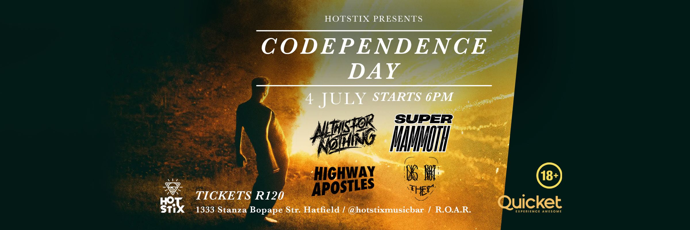 Codependence Day Ft. ATFN, Super Mammoth, Highway Apostles, Us Not Them