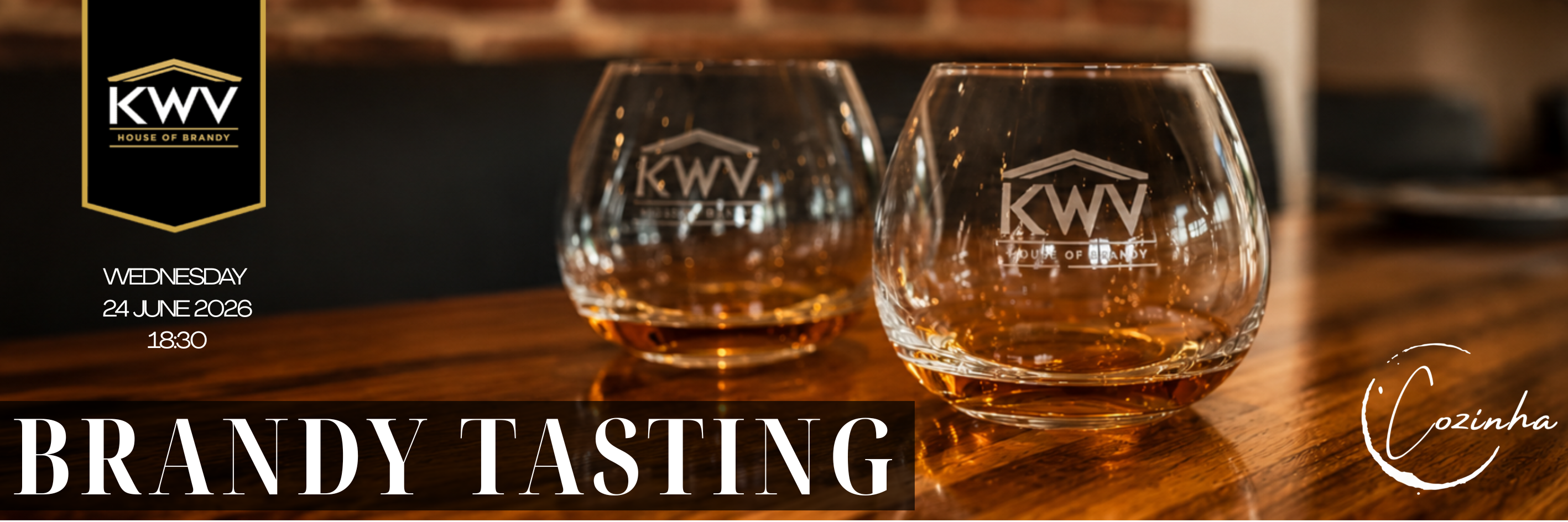 Cozinha KWV Brandy Tasting