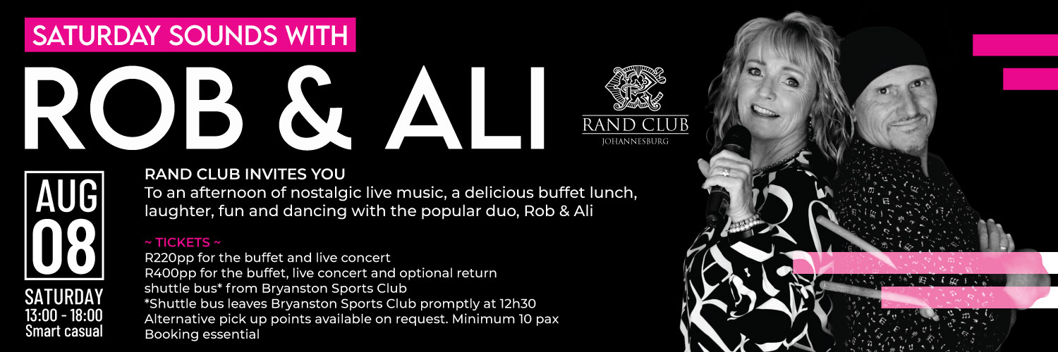 Saturday Sounds with Rob and Ali