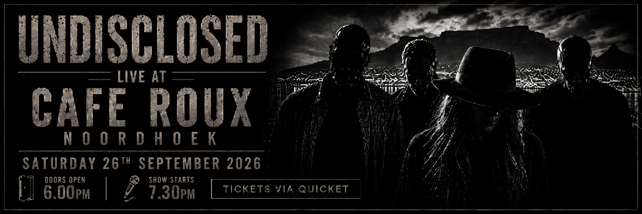 UNDISCLOSED LIVE! @ café Roux