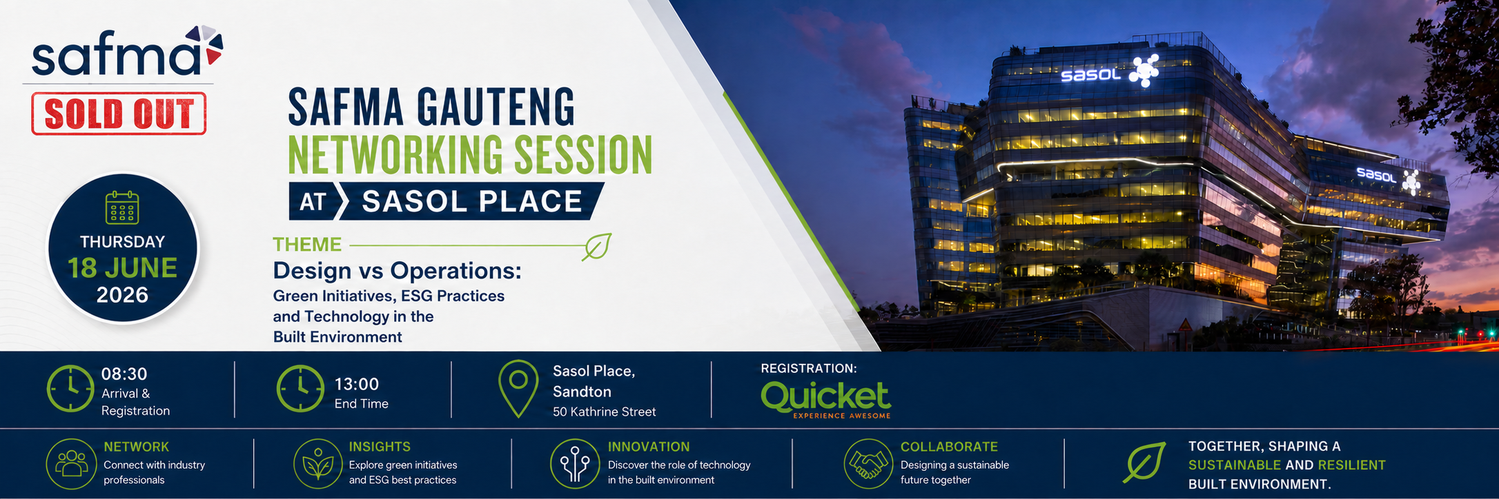 SAFMA Gauteng Networking Session at Sasol Place
