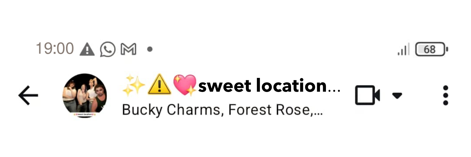 Sweet Location: The only thing missing is you