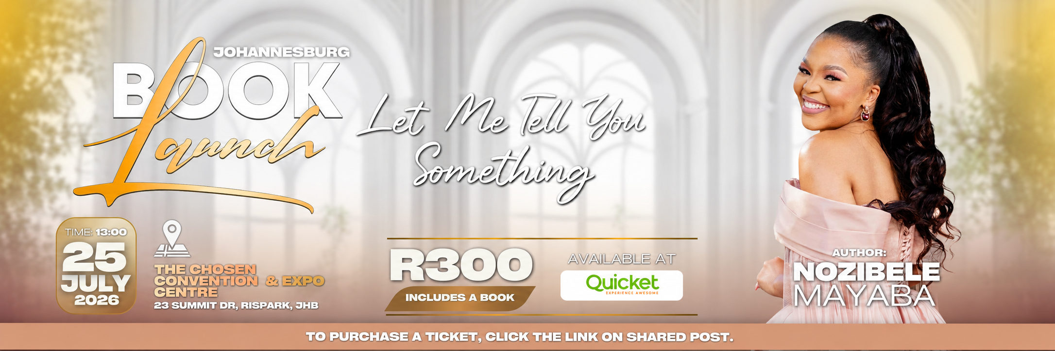 Let Me Tell You Something | Book Launch | Johannesburg