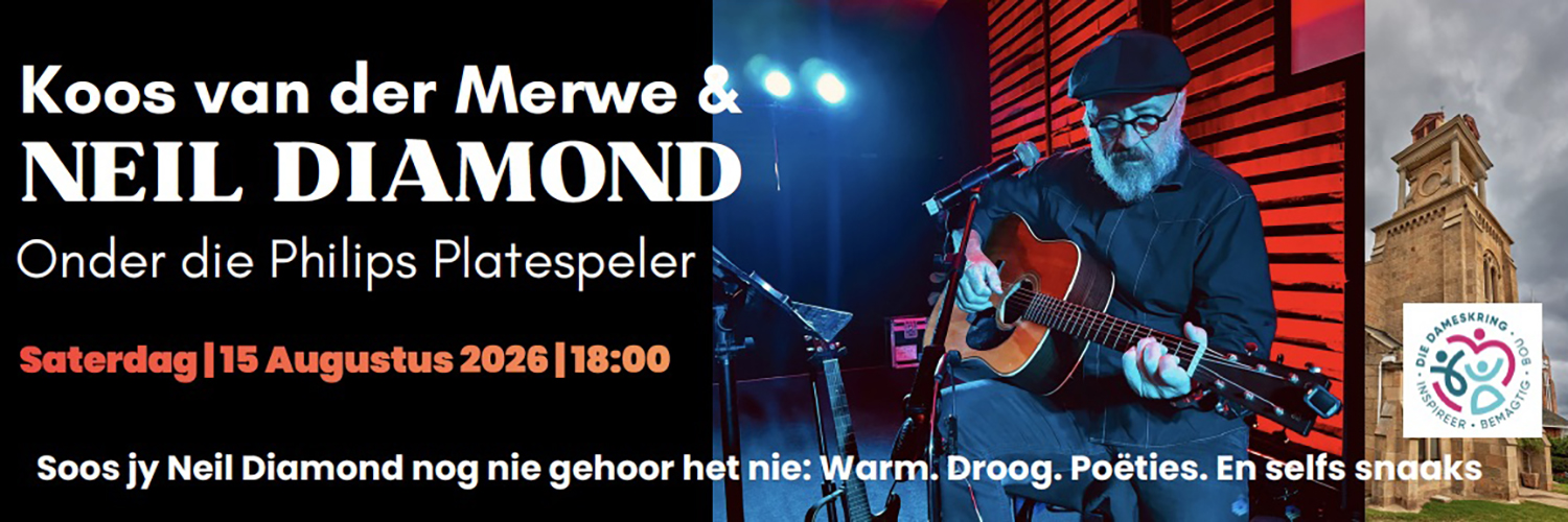 Koos van der Merwe & Neil Diamond onder die Phillips Platespeler