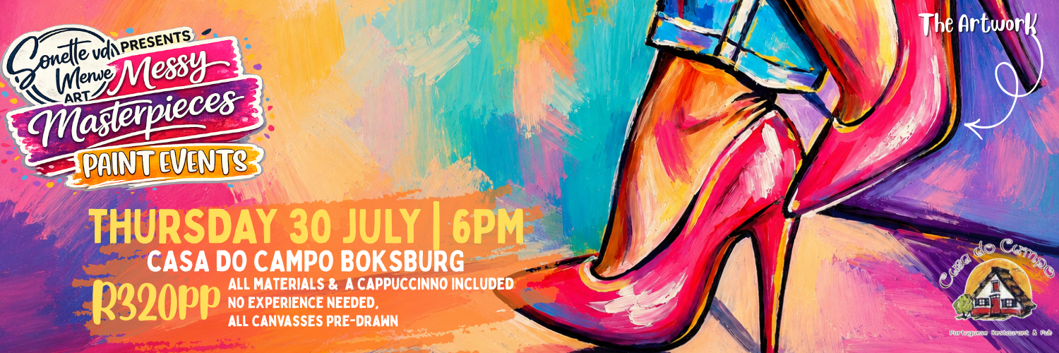 Messy Masterpieces Paint Night @ Casa Do Campo