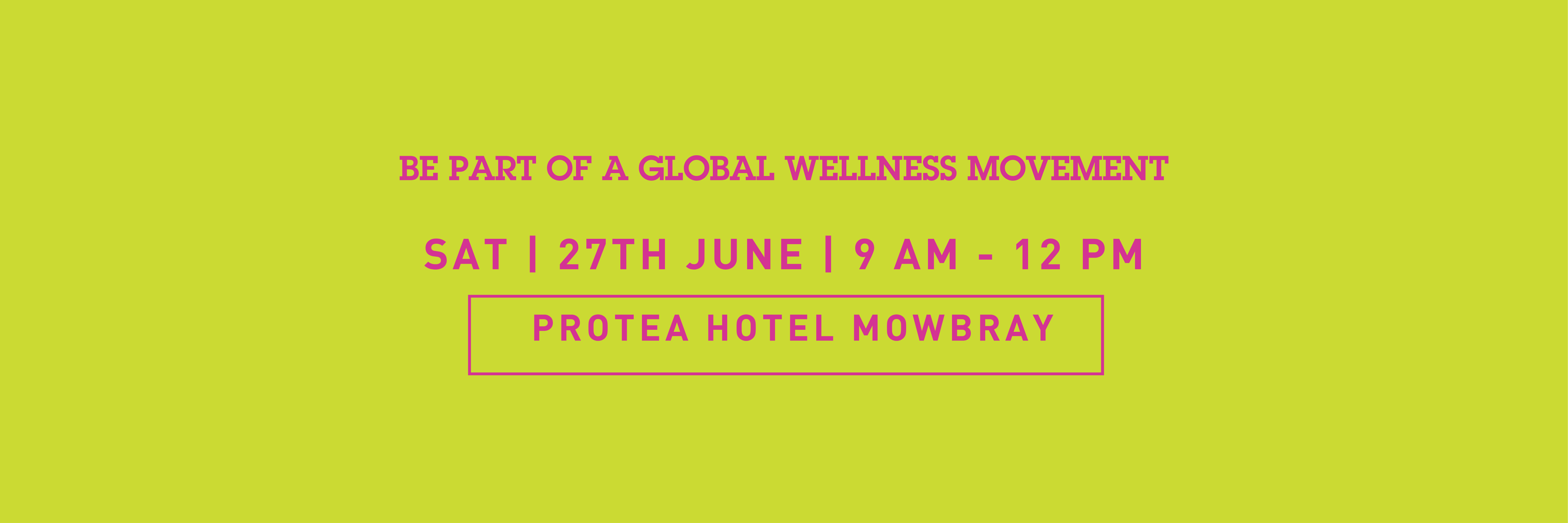 Global Wellness Day South Africa