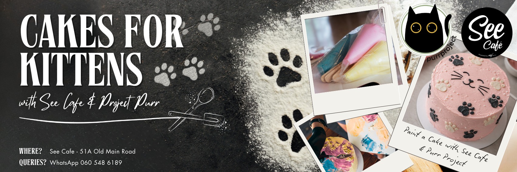 Cakes For Kittens with See Café & Purr Project