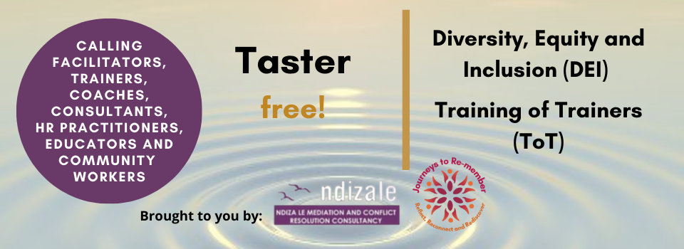 FREE Taster for a Diversity, Equity, Inclusion (DEI) Training of Trainers (ToT) Programme -  11 July