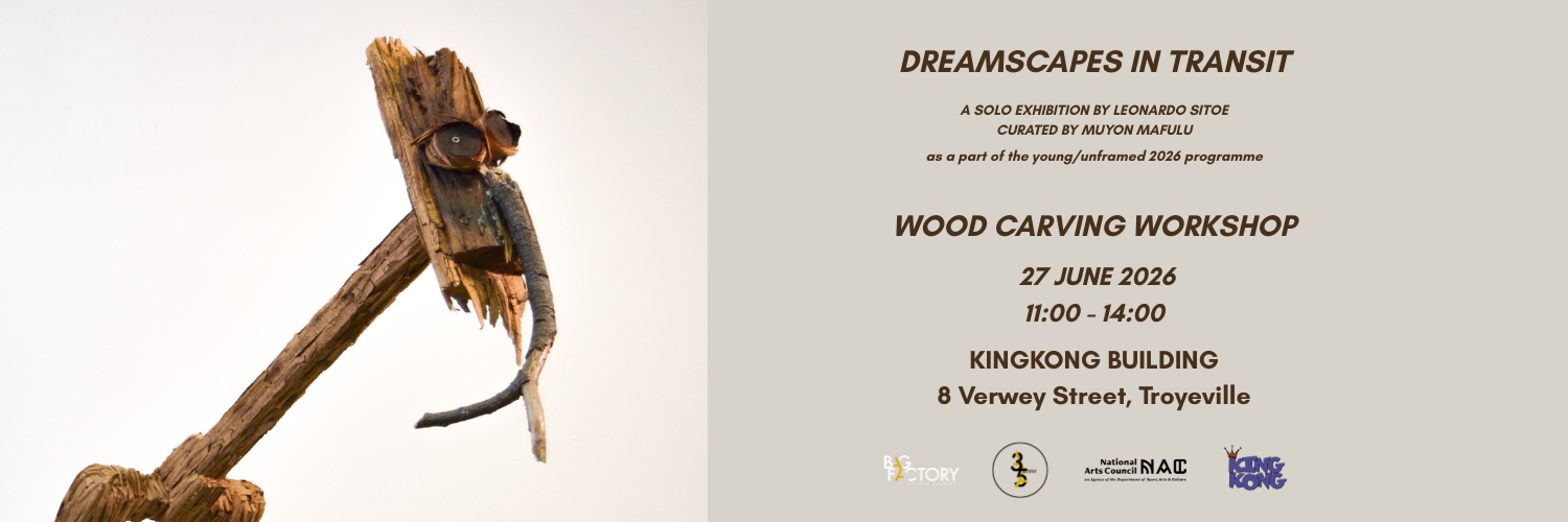Woodcarving Workshop with Leonardo Sitoe, Moderated by Muyon Mafulu