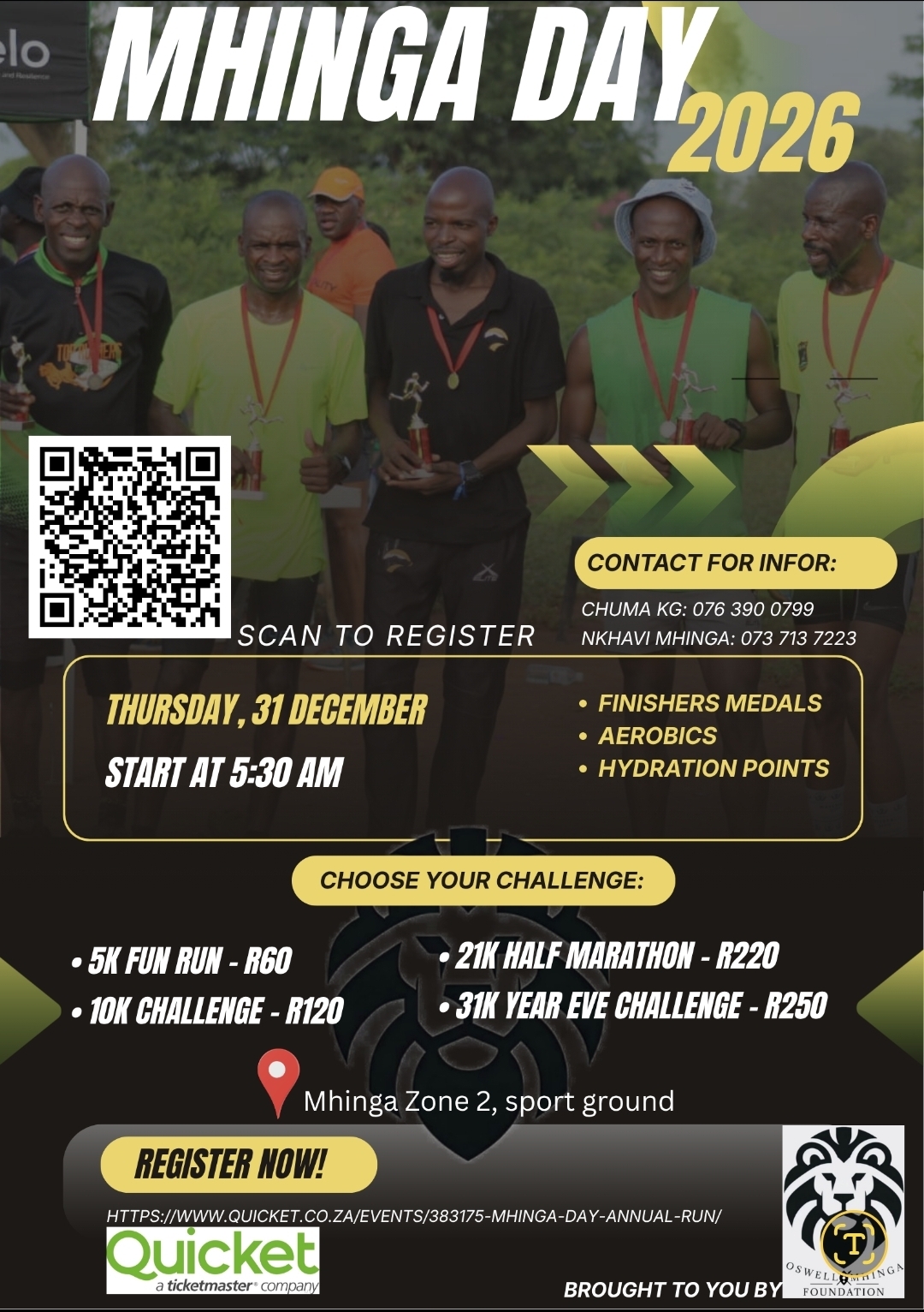Mhinga Day Annual Run