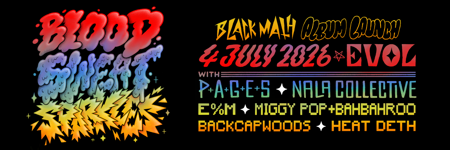 BLOOD SWEAT SPARKLES - Black Math Album Launch