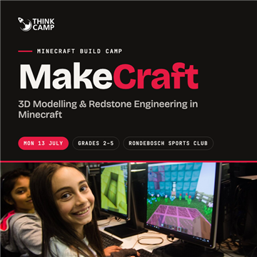 Think Camp | MakeCraft - 3D Modelling & Redstone Engineering in Minecraft | Grades 2 - 5 | 13 July photo 1