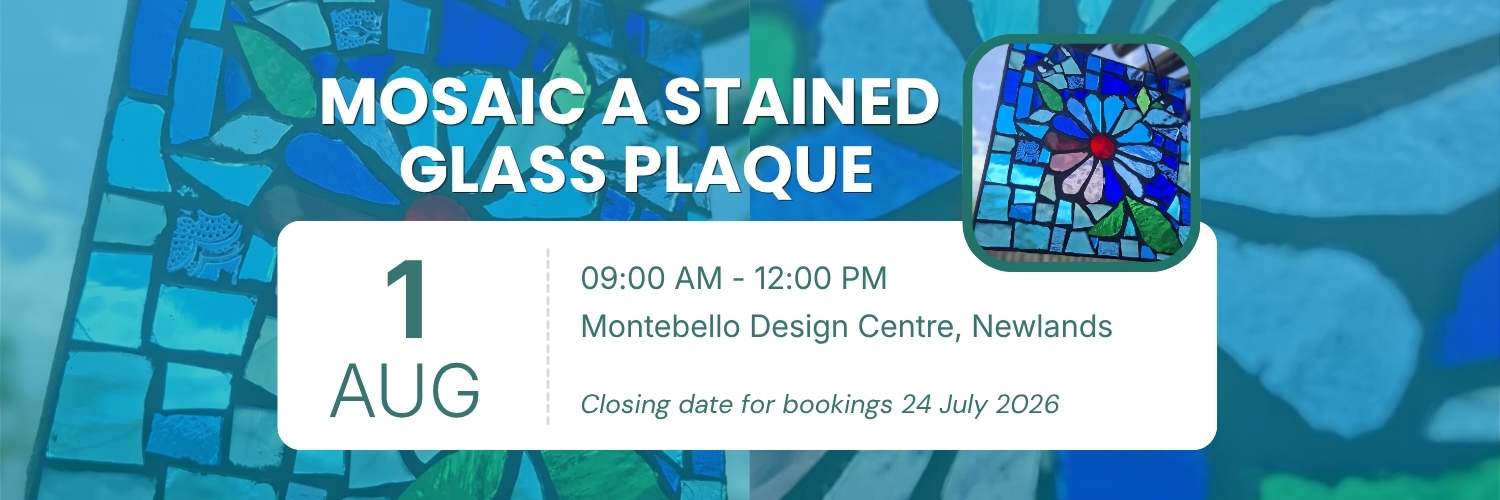 Mosaic a Stained Glass Plaque Workshop 1 August 2026