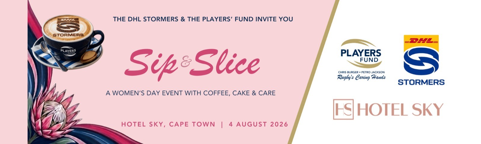 Sip & Slice - A Players' Fund & DHL Stormers Rugby Women's Day Celebration