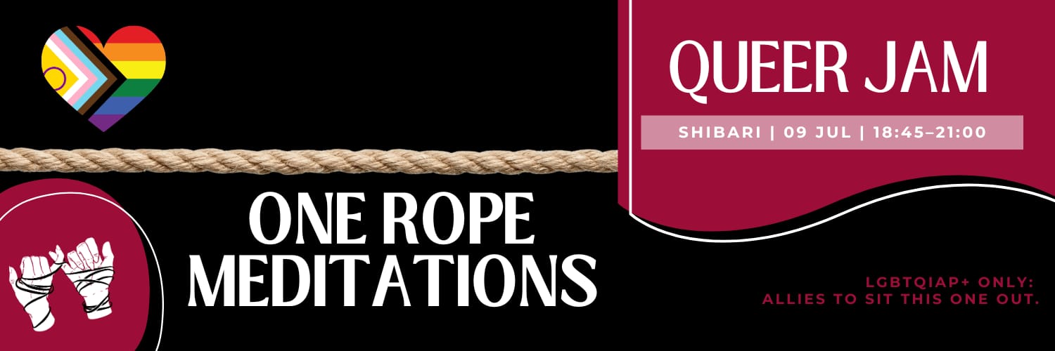 Shibari Rope Class | One Rope Meditations | LGBTQIA+ Only | Beginner Friendly