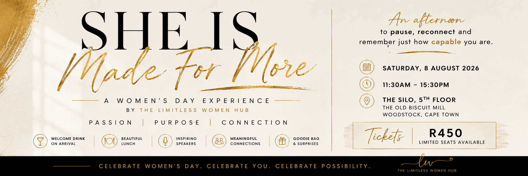 Women's Day Lunch & Networking Event | SHE IS MADE FOR MORE