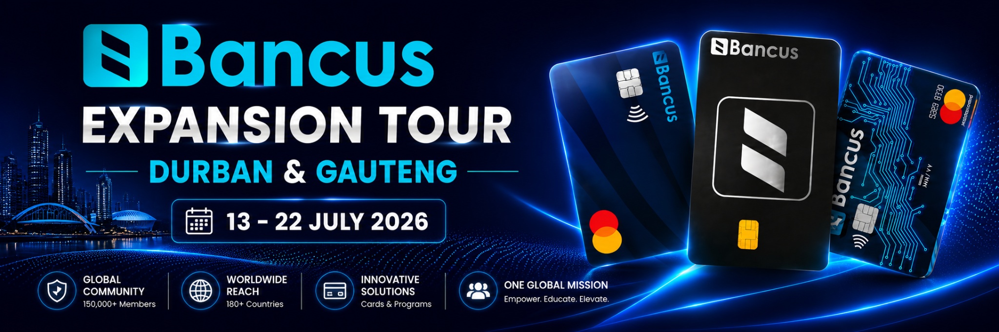 Bancus Global Expansion Tour South Africa Stoep GAU 20 July 2026