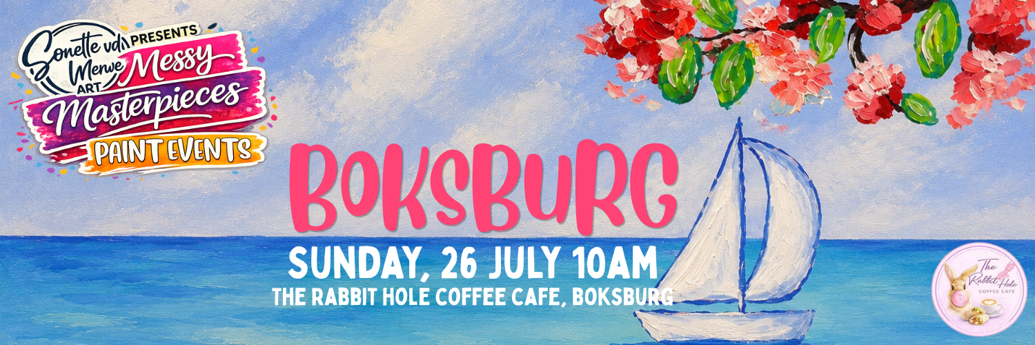 Messy Masterpieces Paint & Sip @ The Rabbit Hole Coffee Cafe
