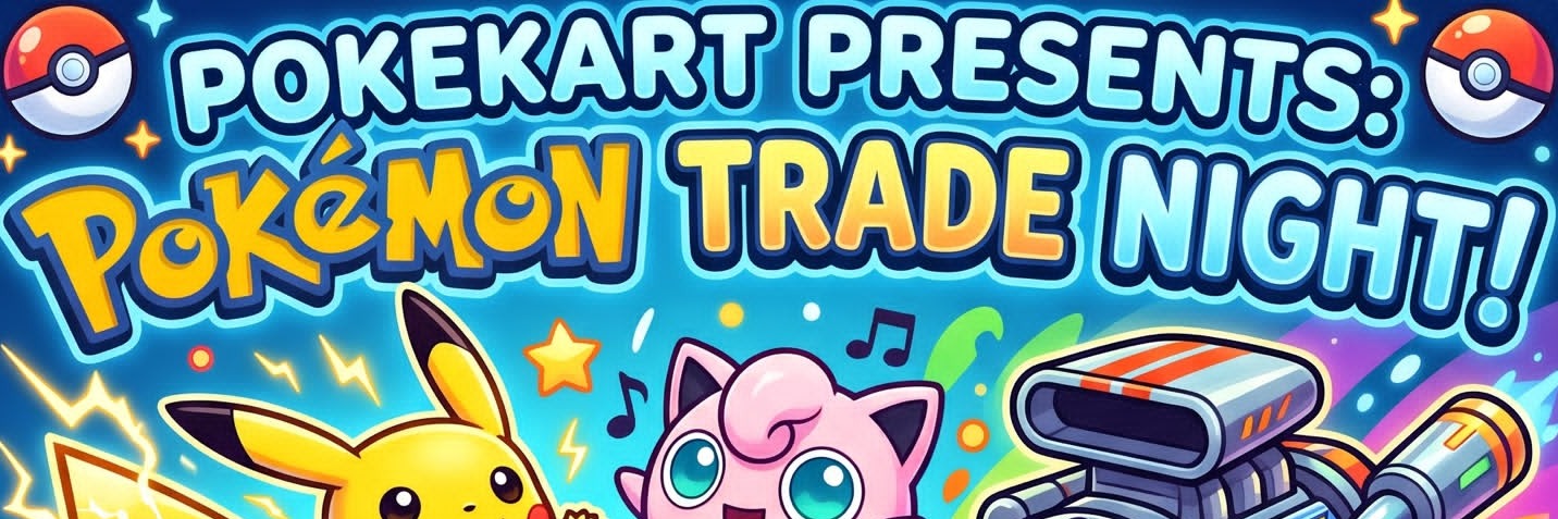 PokéKart Pokémon Trade Night at Rev&Race