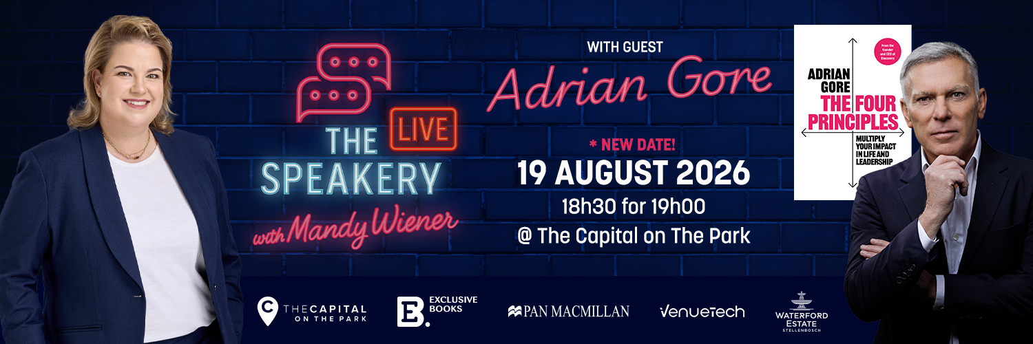 The Speakery LIVE: Adrian Gore  in conversation with Mandy Wiener