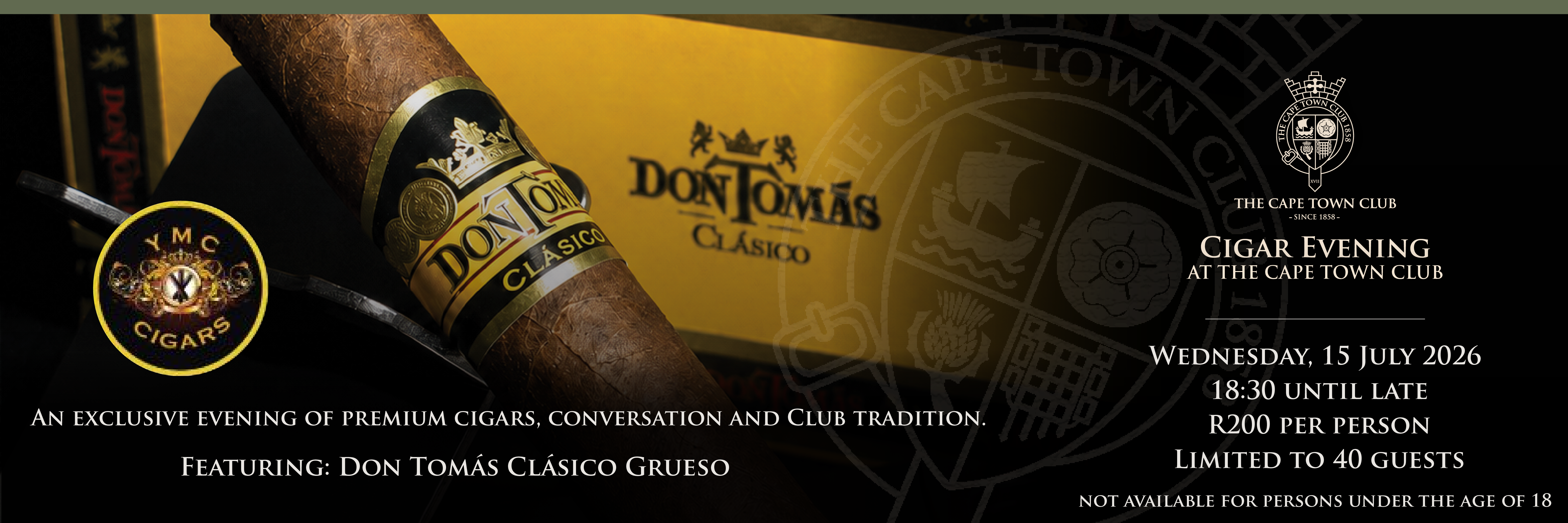 Cigar Evening at The Cape Town Club