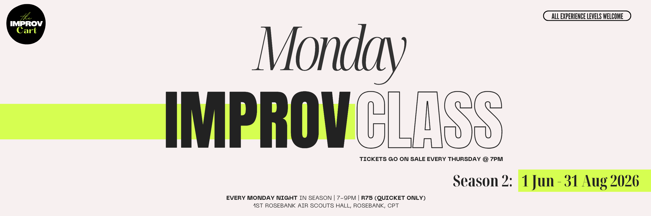 Monday Improv Class