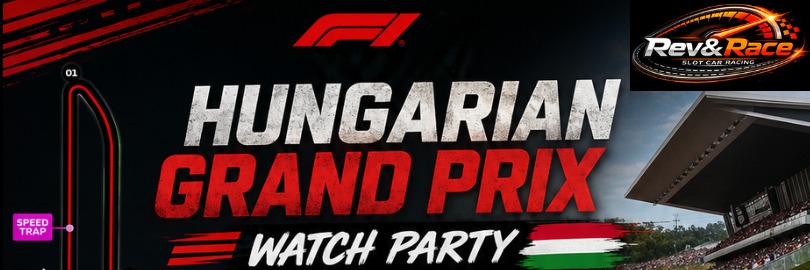 F1 Hungarian Grand Prix Watch Party at Rev&Race