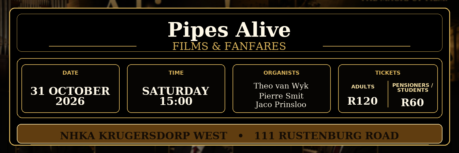 Pipes Alive! - 2026