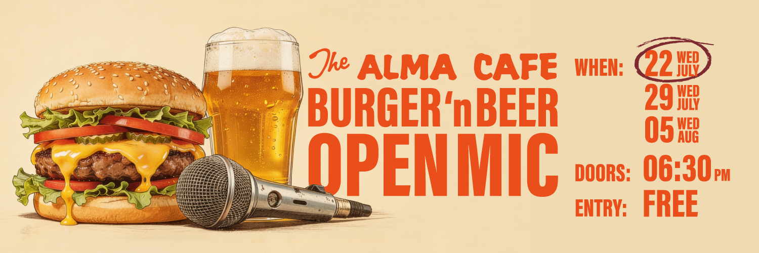 Burger and Beer Open Mic nights!