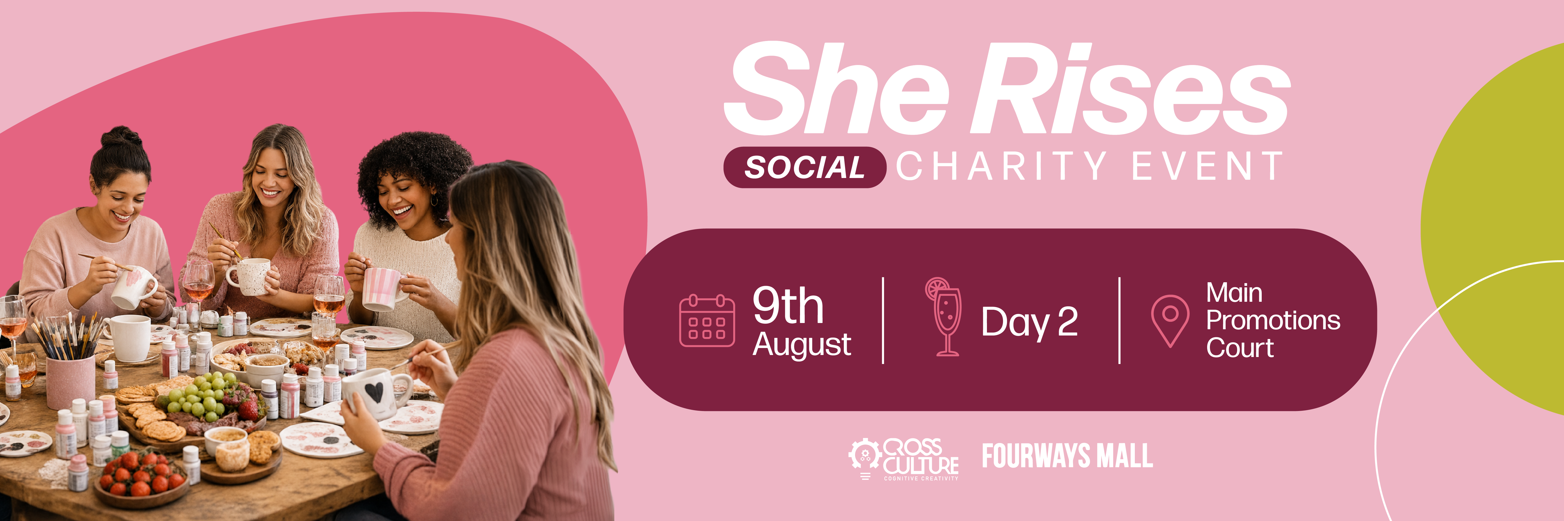 She Rises - Social (Goodie bags only avail. if ticket is booked before the 28th July)