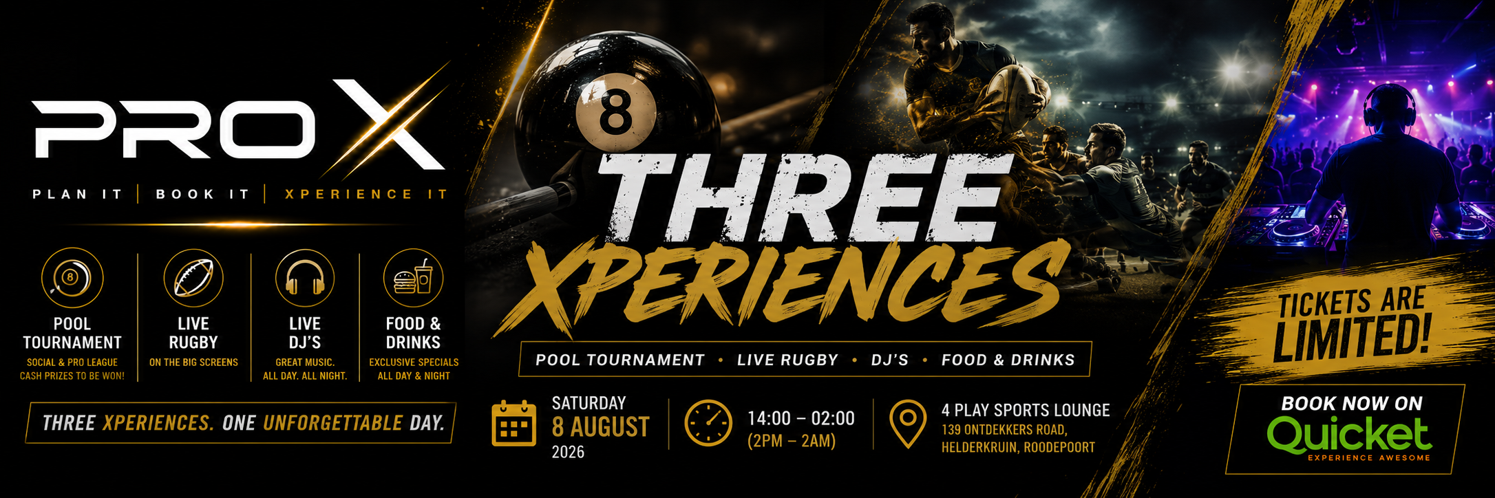 Pro Xperience presents: Three Xperiences