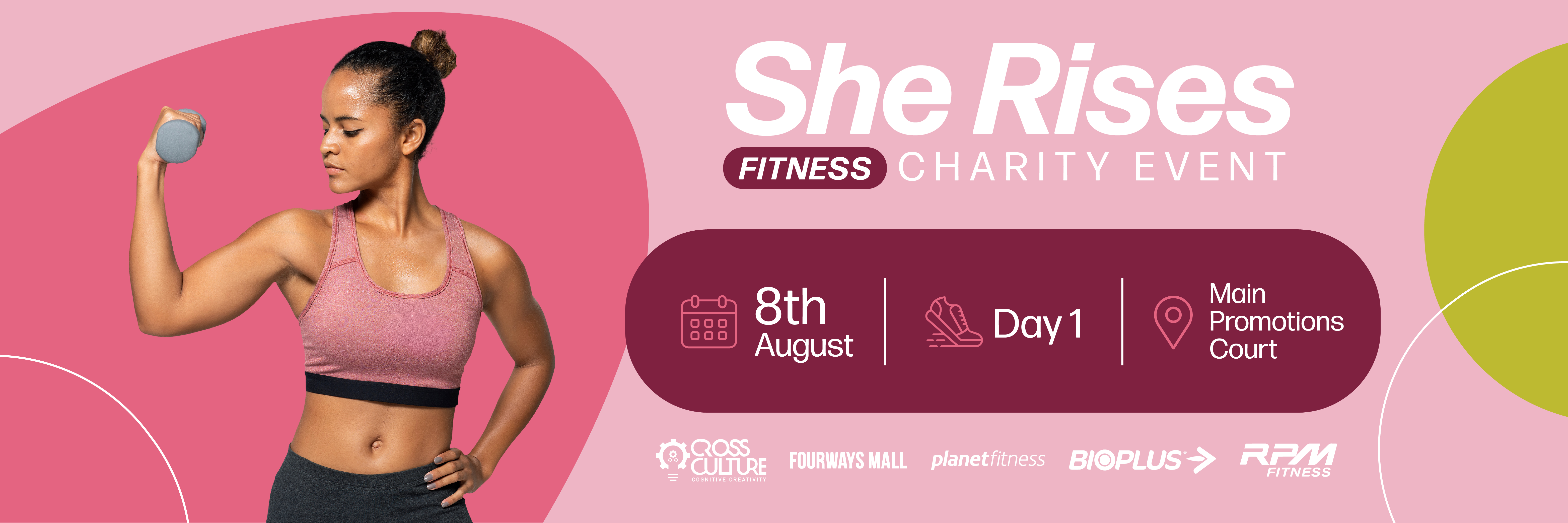 She Rises - Fitness (Goodie bags only avail. if ticket is booked before the 28th July)