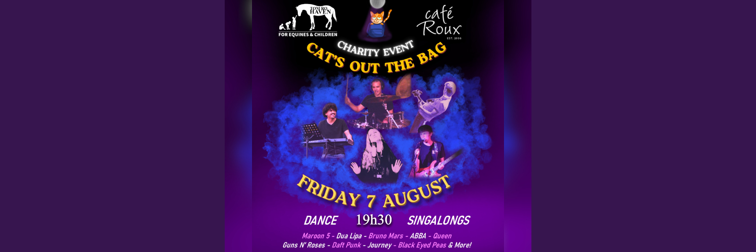 Cat’s Out The Bag LIVE! @ café Roux