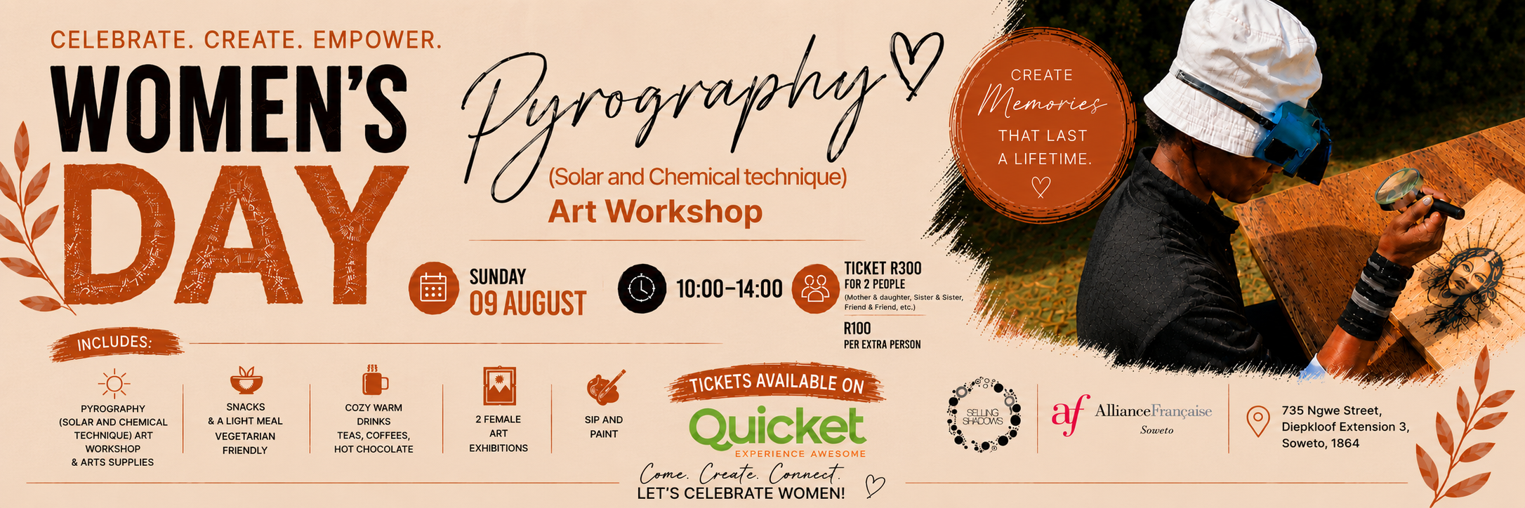 Women's Day: Pyrography Art Workshop