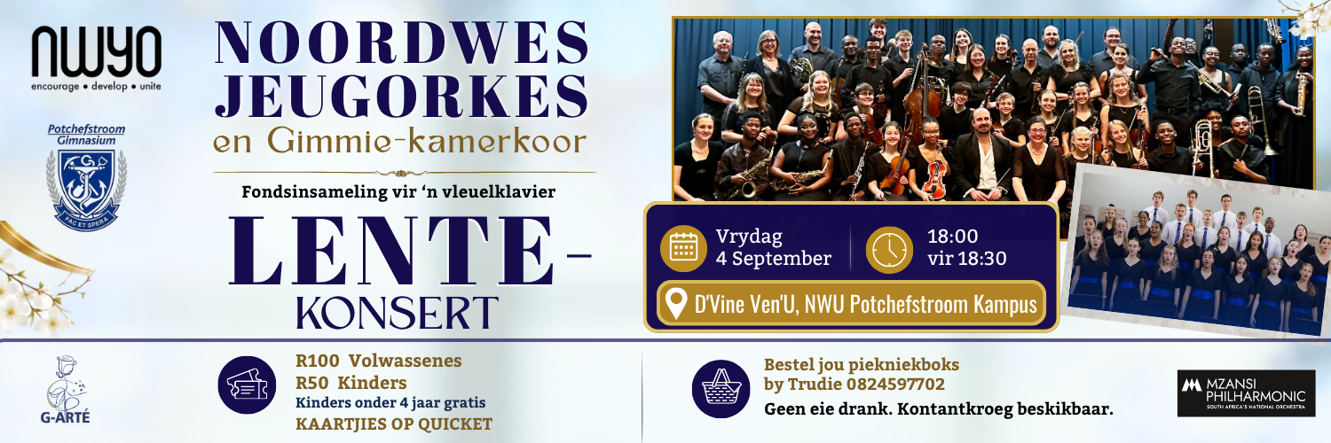 Noordwes Jeugorkes en Gimmie-kamerkoor Lentekonsert