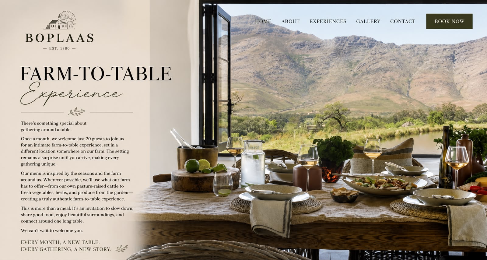 Farm To Table- September