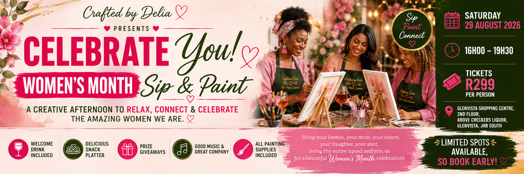 Celebrate You , Women’s month Sip & Paint