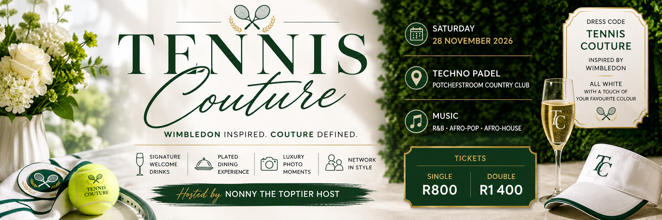 Tennis couture.