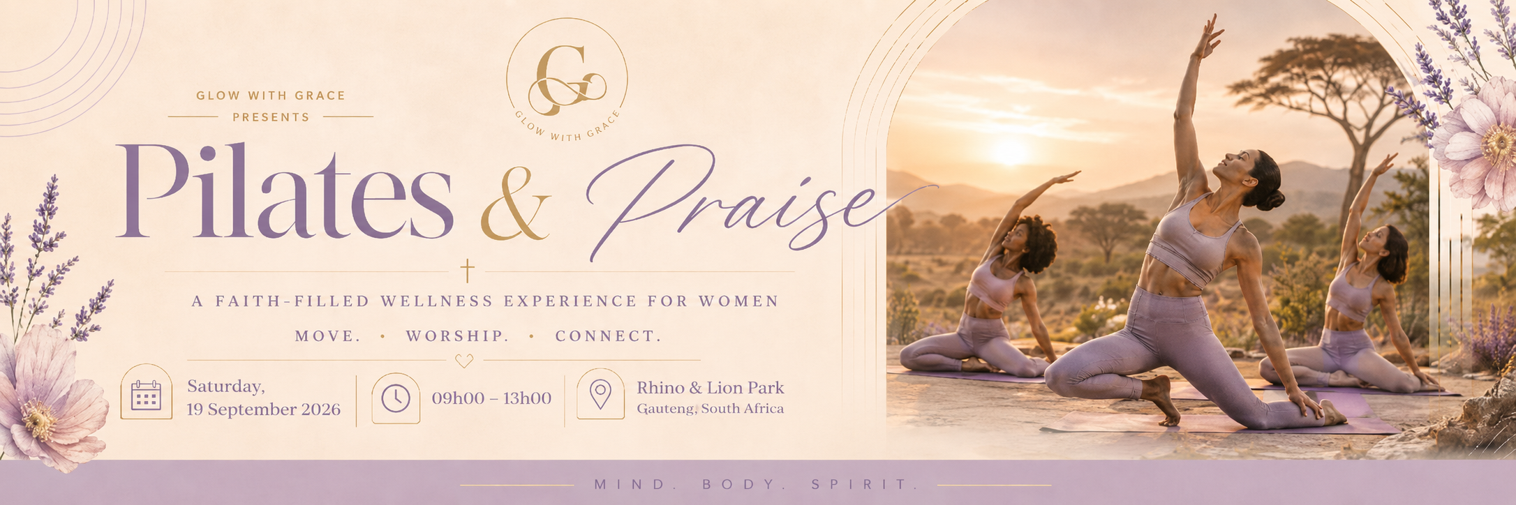 Pilates and Praise Wellness event for Women