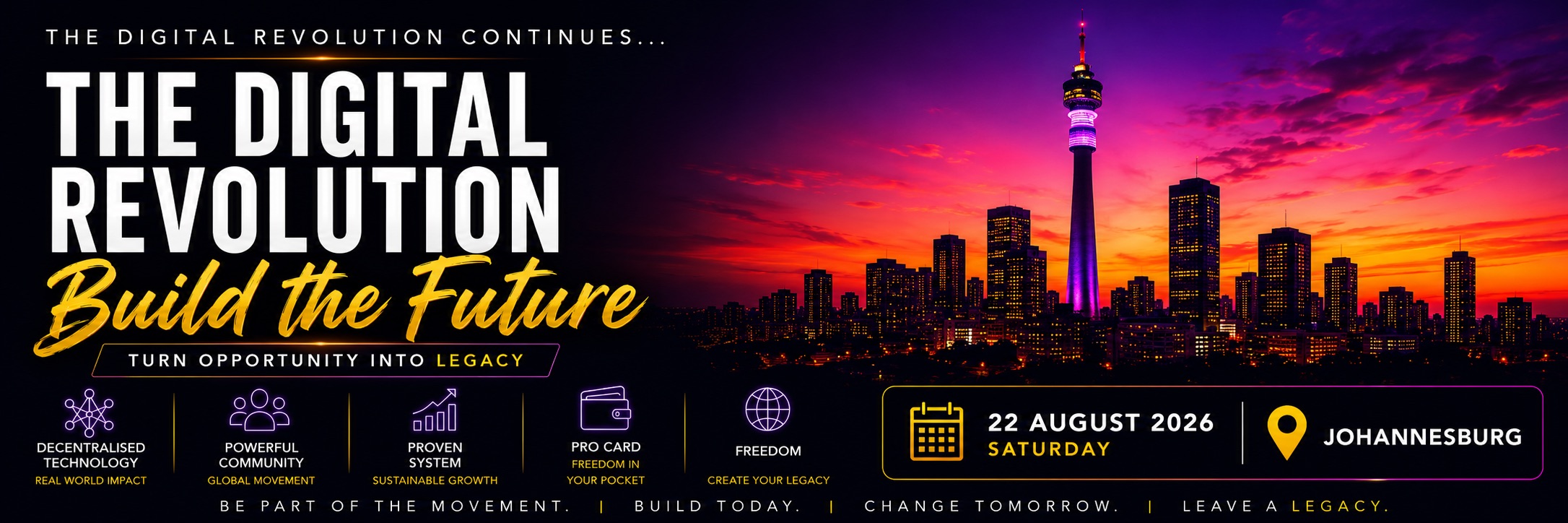 The Digital Revolution - Build  the Future - Johannesburg