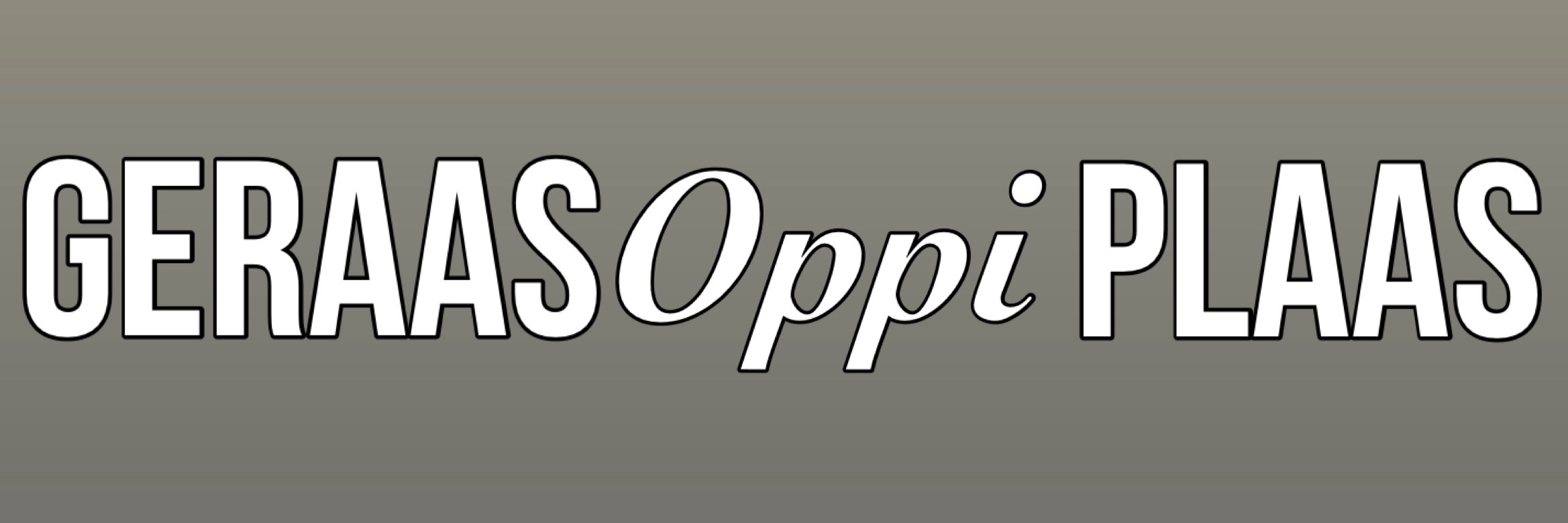 GERAAS Oppi PLAAS