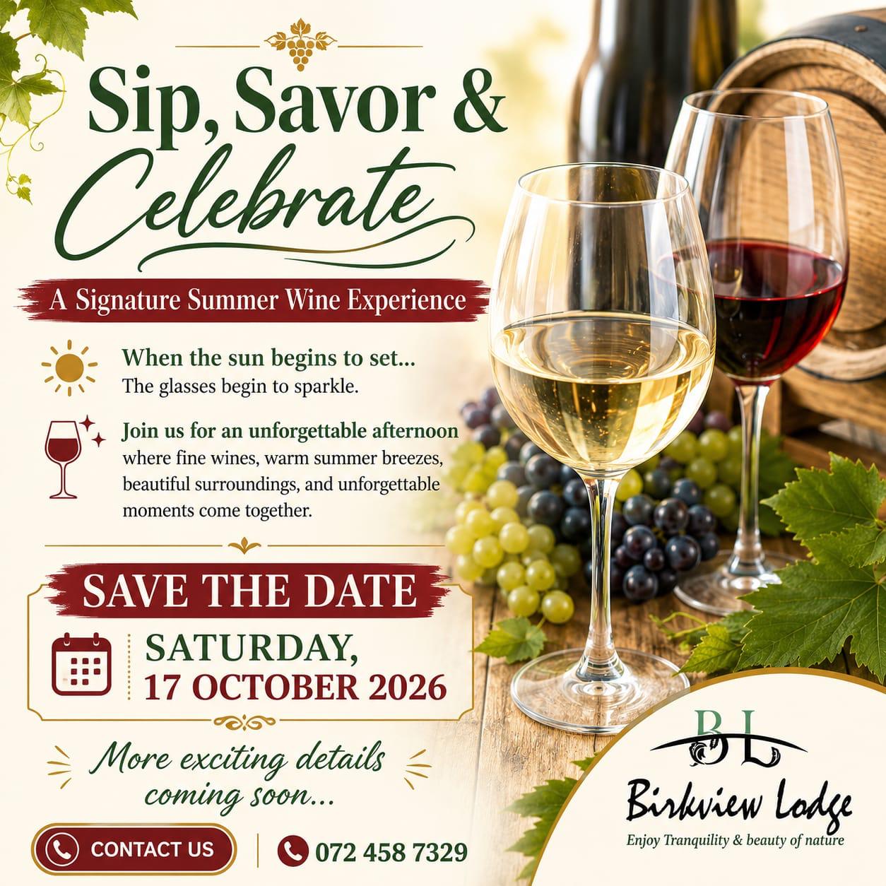 Sip, Savor & Celebrate