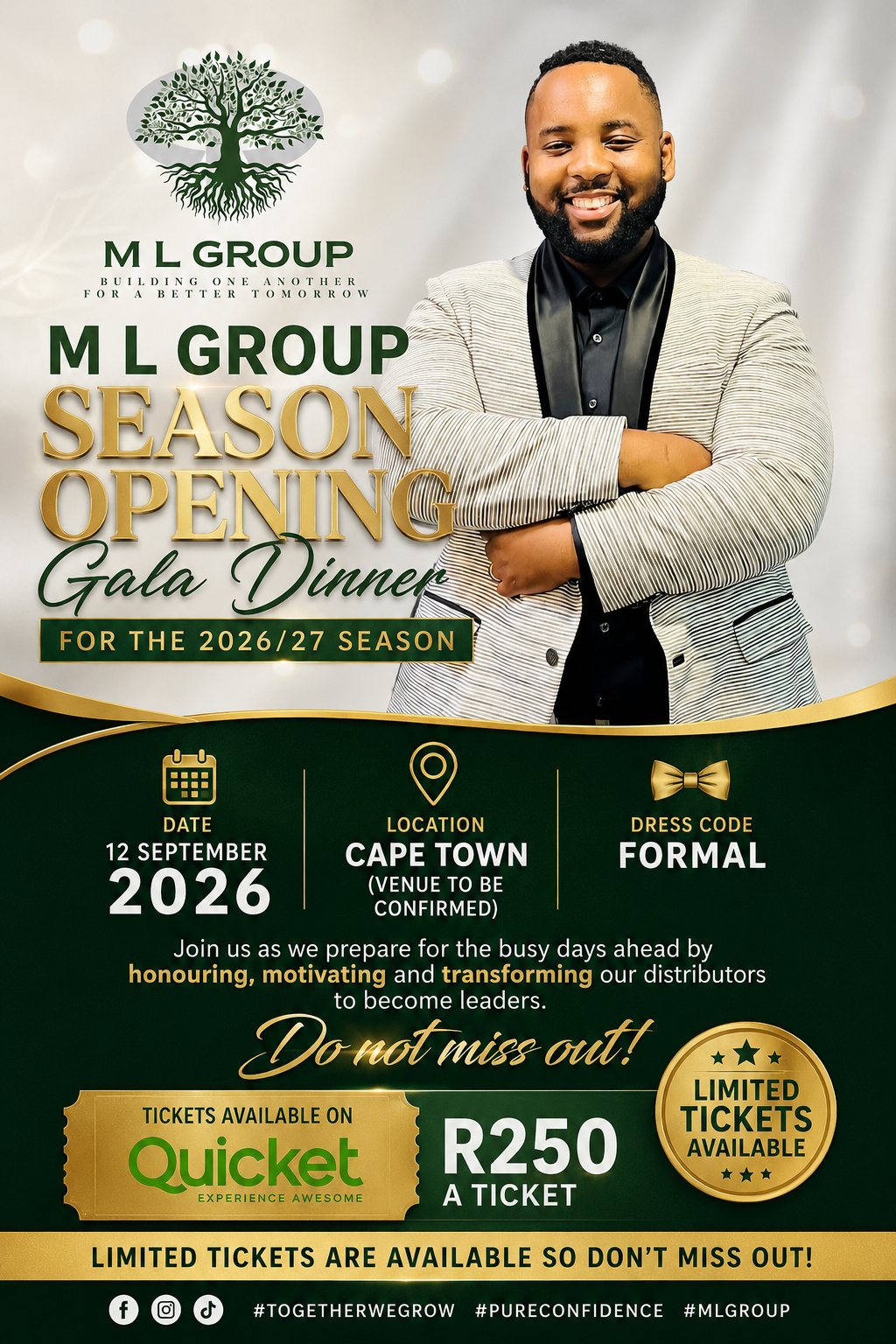 M L Group Season opening gala dinner