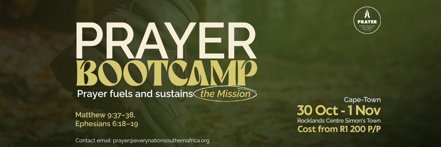 Every Nation Prayer Bootcamp 30 October - 1 November 2026 - Cape Town