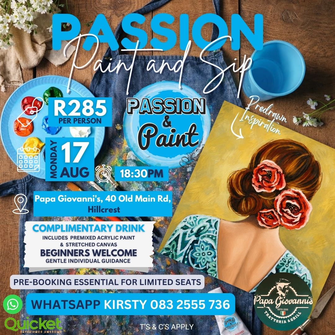 Passion Paint and Sip - Bella Rosa
