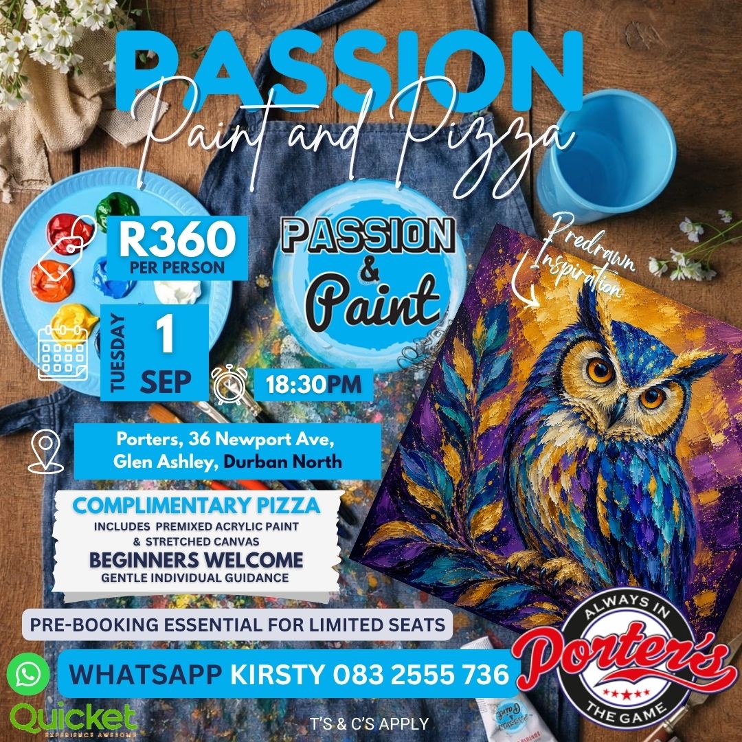 Passion Paint and Pizza - Opulent Owl