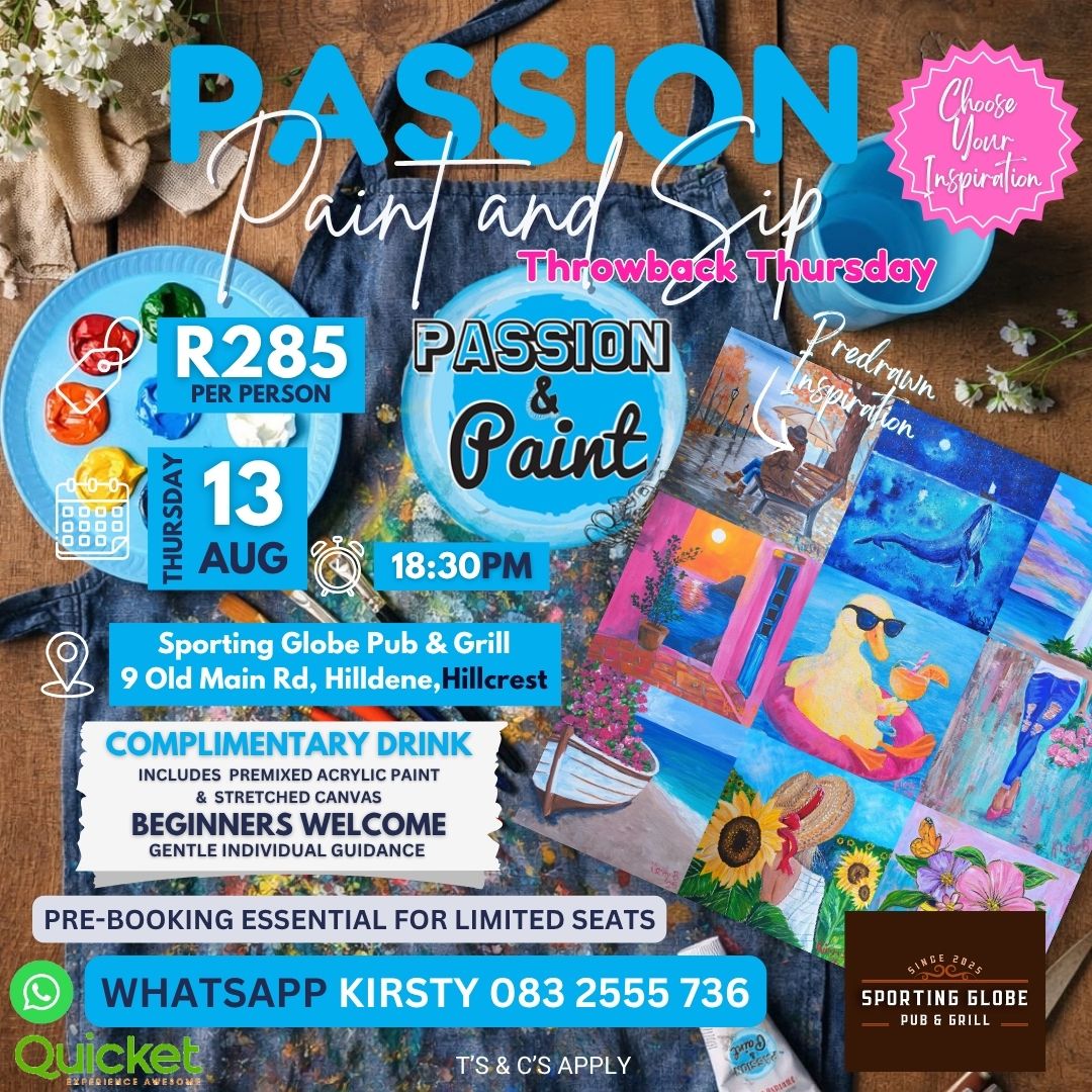 Passion Paint and Sip - Throwback Thursday